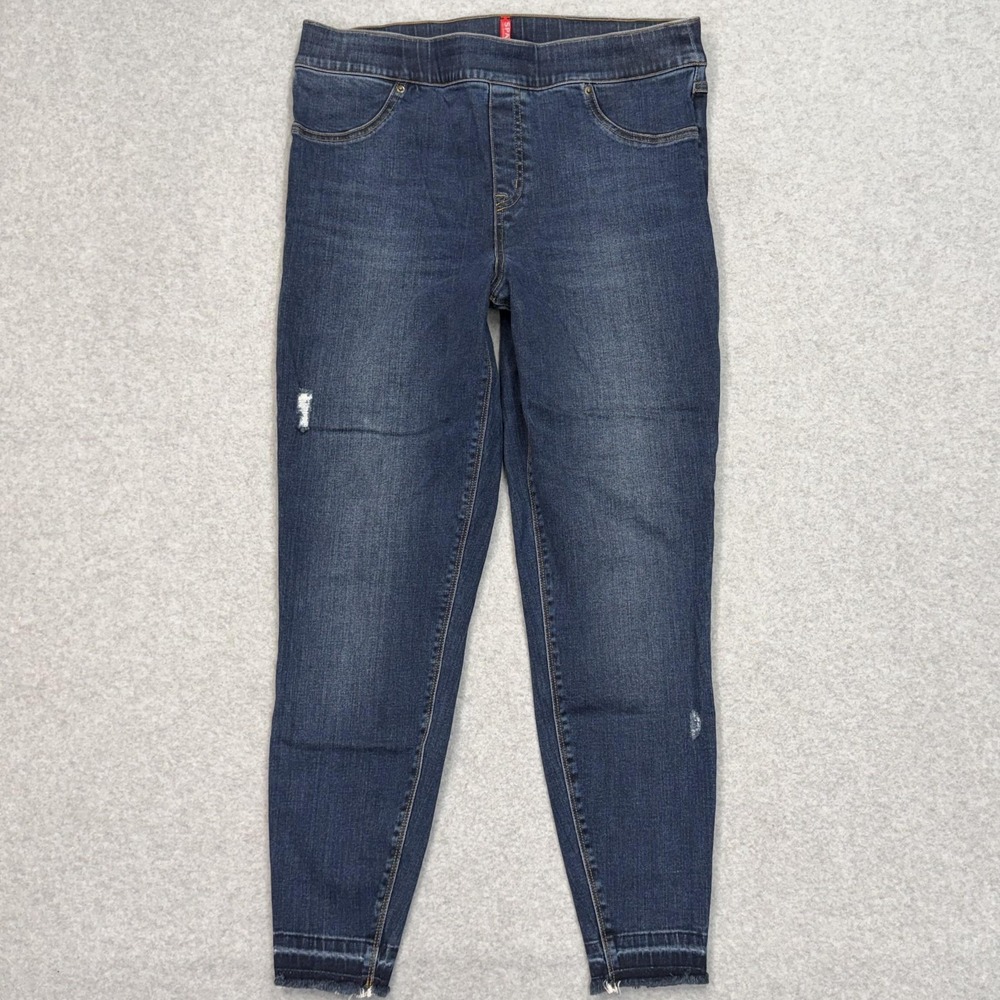 SPANX Dark Wash Blue Jeggings